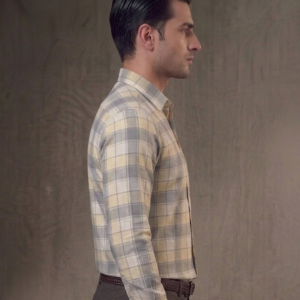 Men’s Premium Cotton Checkered Full Sleeve Casual & Formal Shirt